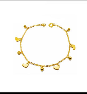 “Hearts” Anklet