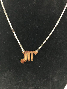 Zodiac sign necklaces all signs